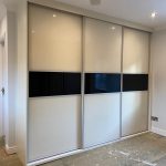 Harrison Monarch split doors with coloured glass
