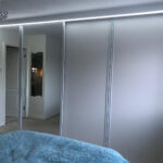Harrison Monarch sliding door wardrobe - White