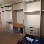 Wardrobe with drawers and shelves - Interior right Grey