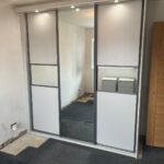 3 Door Wardrobe - Light Grey with tritone downlights