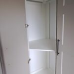 White wardrobe internal