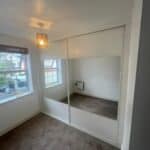 2 door sliding wardrobe with mirrors - White