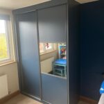 Two Door Wardrobe - Alby Blue panels