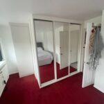 Harrison Monarch White Wardrobe with mirrors