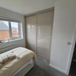 Shaker Slide Cashmere 2 door wardrobe
