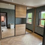 3 door sliding wardrobe with mirrors