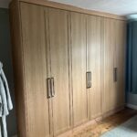 Oak 6 door wardrobe