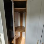 Corner Interior Lissa Oak with shelves