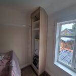 wooden boiler cabinet