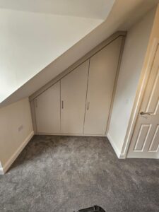 Cashmere Angled Wardrobe - White