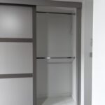 fitted sliding door wardrobes with double hanging interior