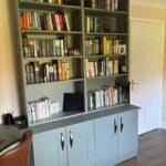 Fitted home office cupboards and adjustable shelving