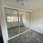 Three Sliding Door Wardrobe - White