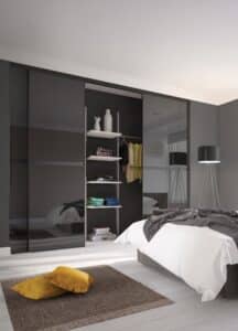 Minimalist Black Frame with Black Coloured Glass