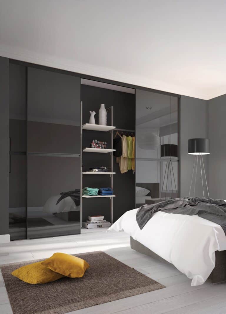 Minimalist Black Frame with Black Coloured Glass