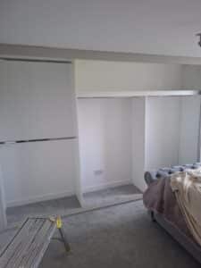 Hanging wardrobe interior fitted in Ashton-In-Makerfield, Wigan by Creative Joinery Bedrooms