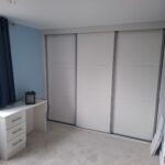 3 door sliding wardrobe white