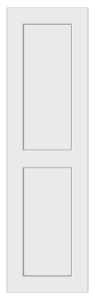 Caraway Door With Mid Rail