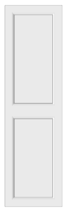 Hudson Door With Mid Rail