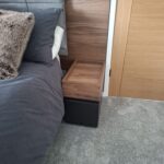 Wood side table