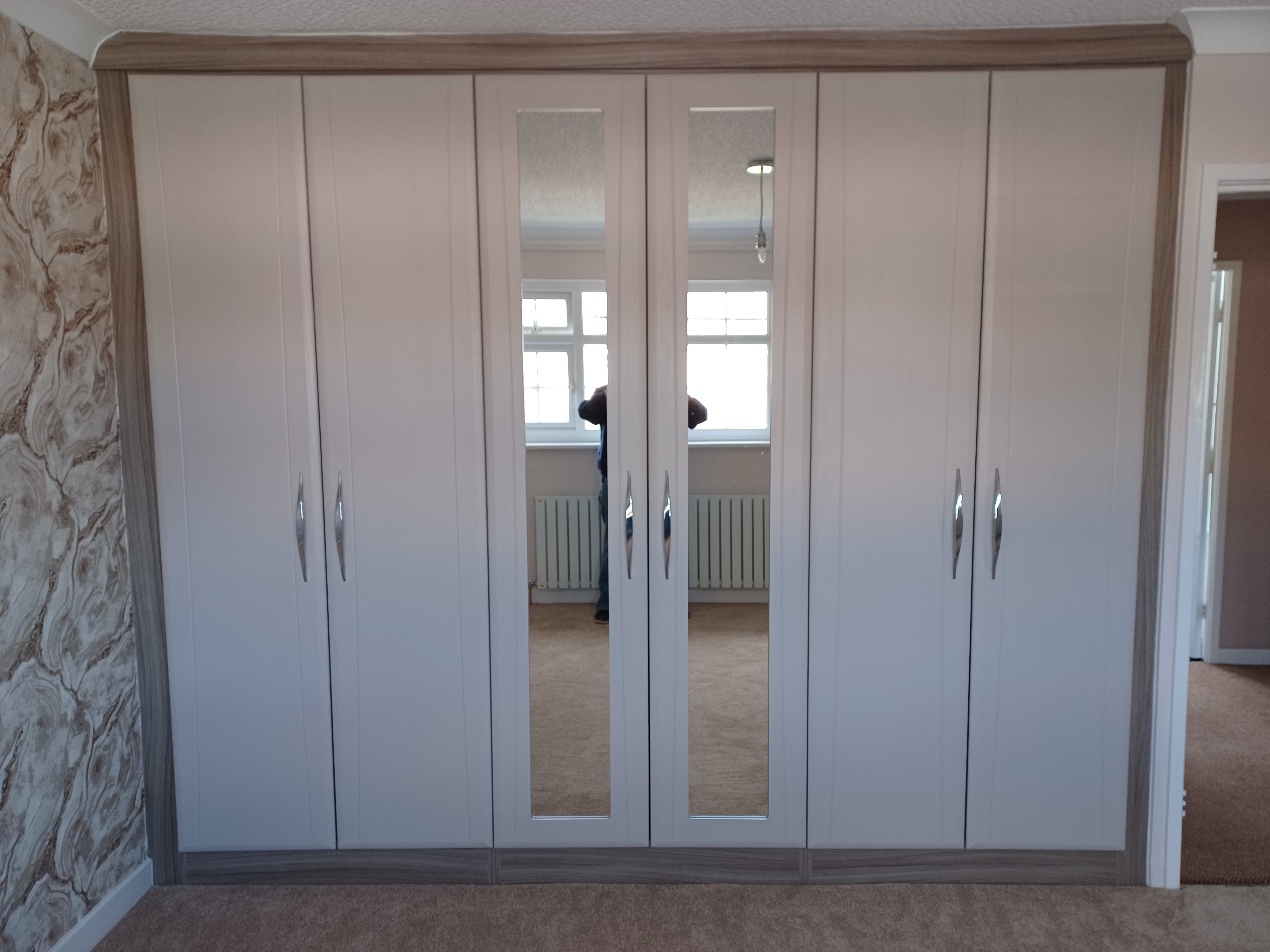 Chardonnay Fitted Wardrobes Cashmere Doors Driftwood Carcass Creative Joinery Chorley