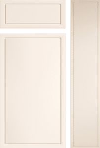 In Frame Slab Premium Door - white