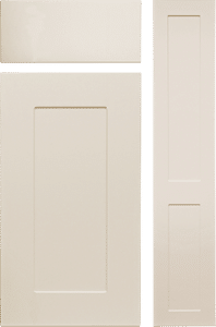 Shaker No Grooves Premium Door - white