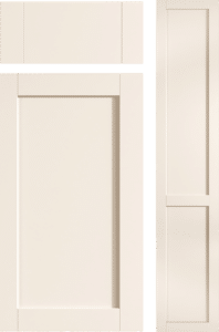 Skinny Shaker Premium Door - white