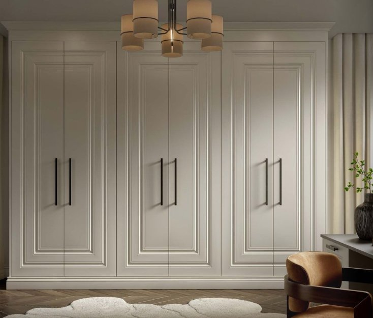 Stanford Wardrobes - 6 door white