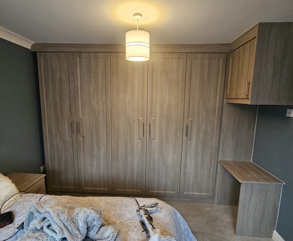 Regency Oyster Urban Oak - 5 door wardrobe